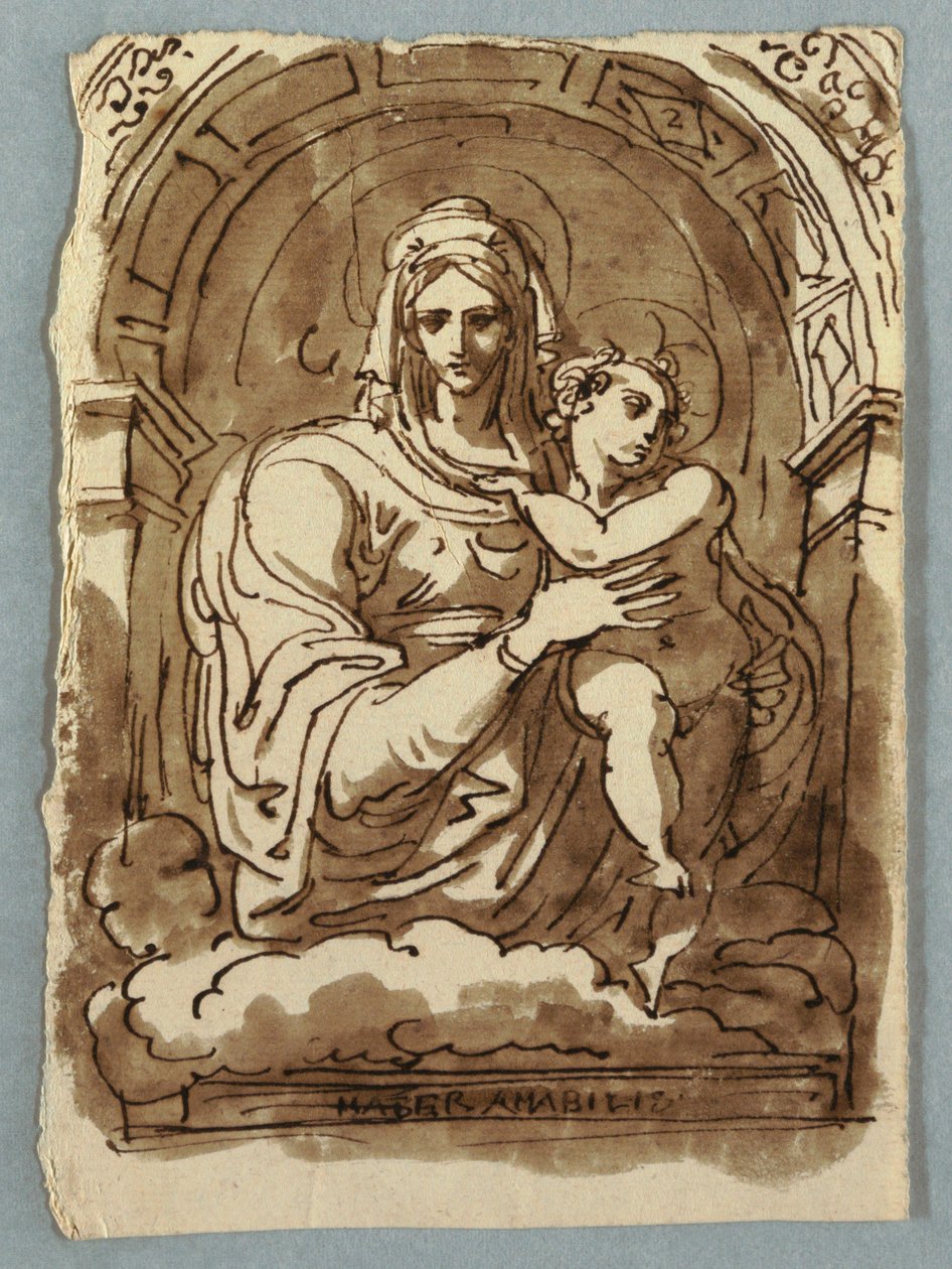 Madonna és a gyermek alkotó: Felice Giani