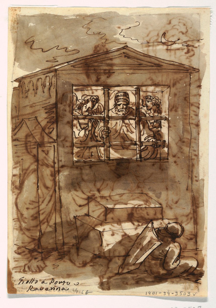 Vázlatfüzet Folio, Sixtus II pápa és diakónus alkotó: Felice Giani
