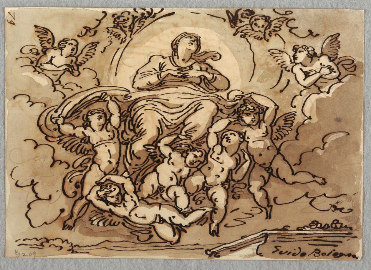 A Szűz Angyali üdvözlete, Guido Reni után alkotó: Felice Giani