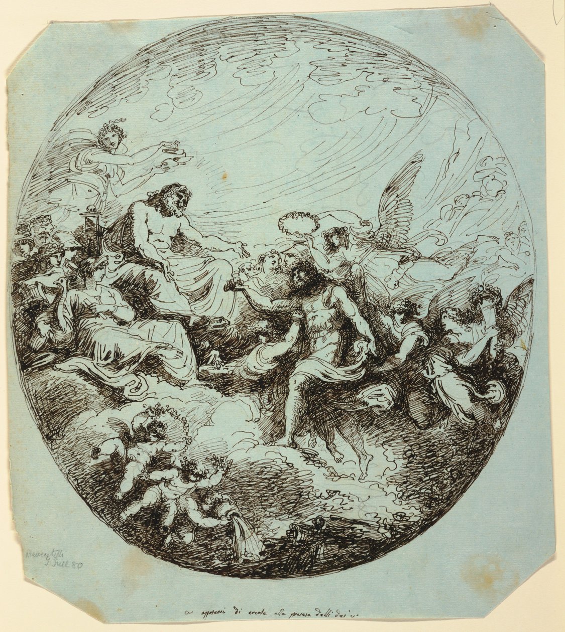 Herkules apoteózisa, Palazzo Grassi, Faenza alkotó: Felice Giani