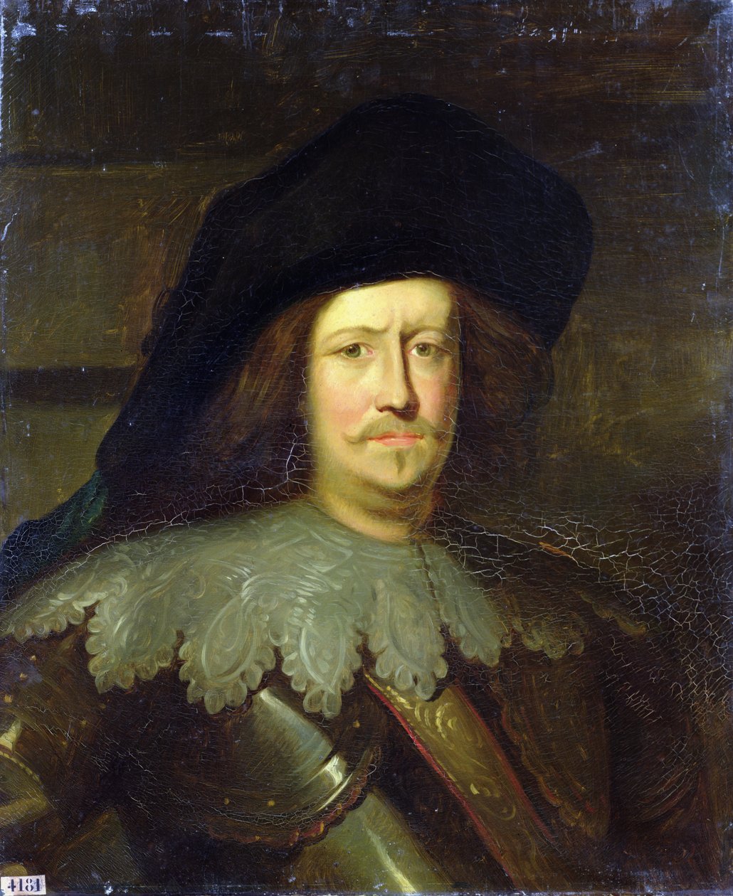 Charles de Schomberg (1600-56) Nanteuil grófja és Halluin hercegének portréja, 1844 alkotó: Felice Marie Ferdinand Storelli