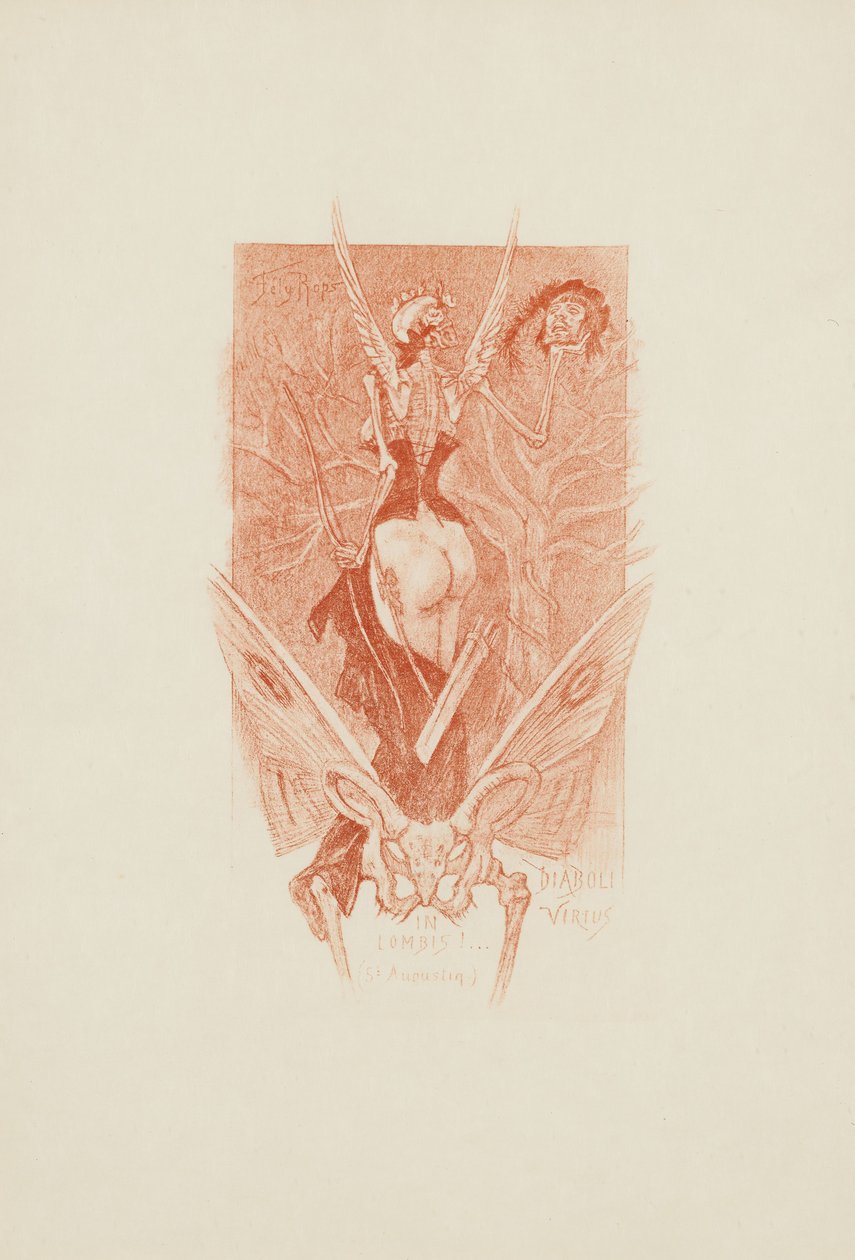 Diaboli Virtus in Lombis alkotó: Félicien Rops