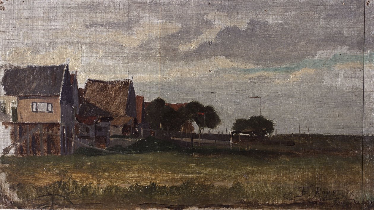 Táj Svédországban alkotó: Félicien Rops
