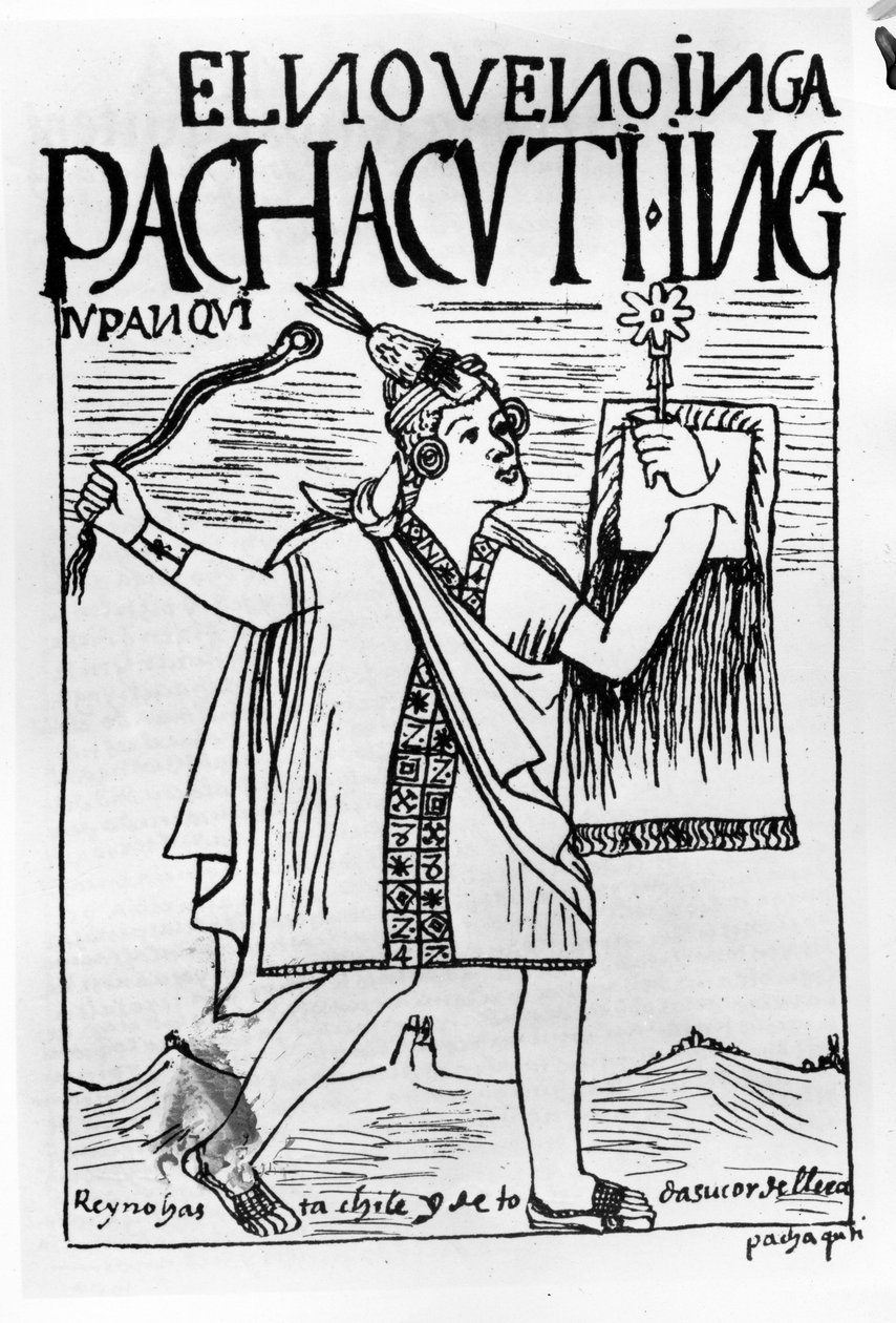 Pachacuti Inca, a kilencedik Sapa Inka alkotó: Felipe Huaman Poma de Ayala