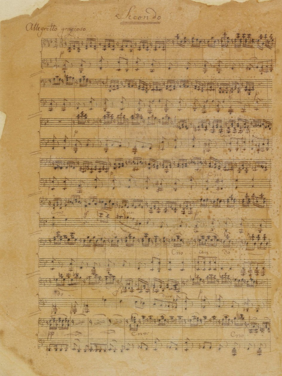 Dal szavak nélkül a zongora négy kezére alkotó: Felix Bartholdy Mendelssohn