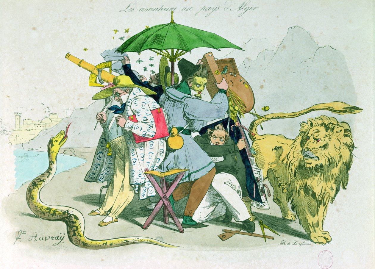 Amatőr festők és írók Algériában, 1830 alkotó: Felix Auvray