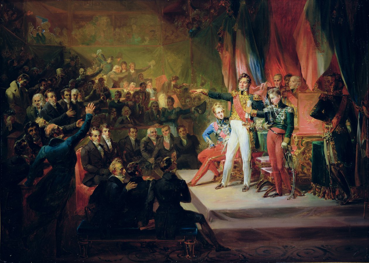 Louis-Philippe (1773-1850) eskütétele 1830. augusztus 9. alkotó: Felix Auvray
