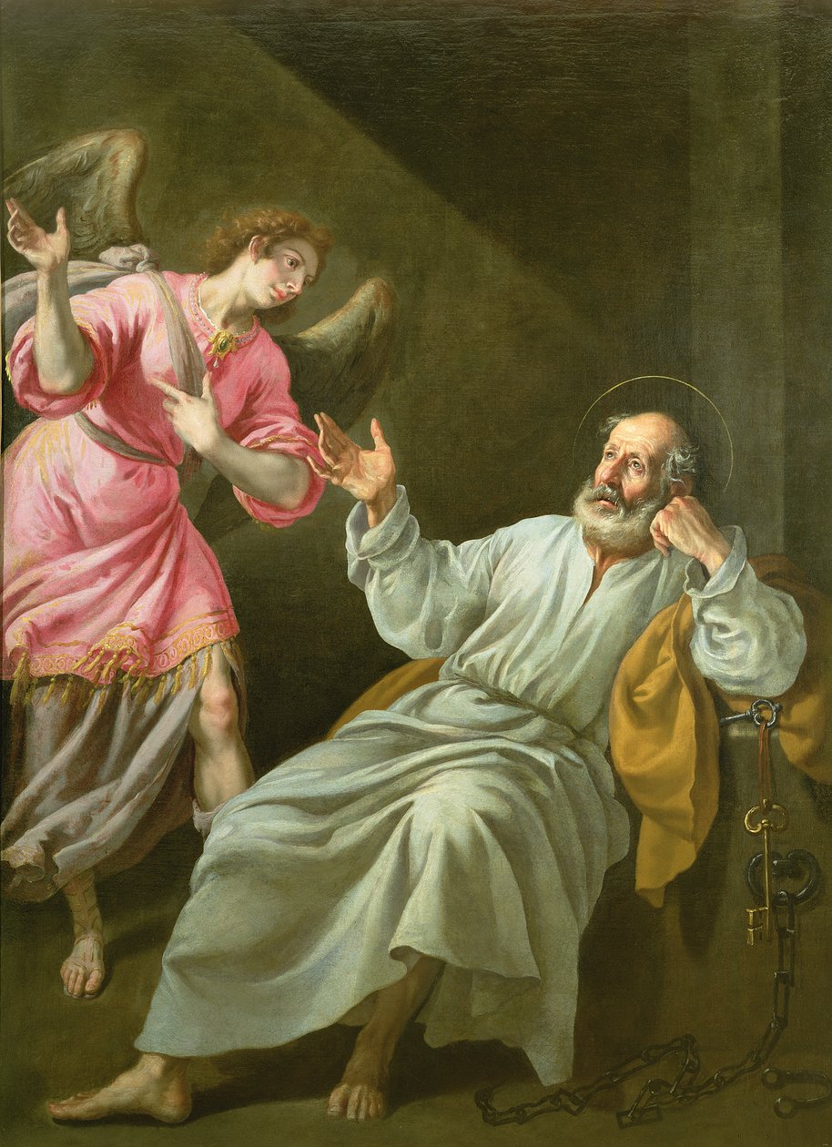 Szent Péter szabadulása a börtönből alkotó: Felix Castello