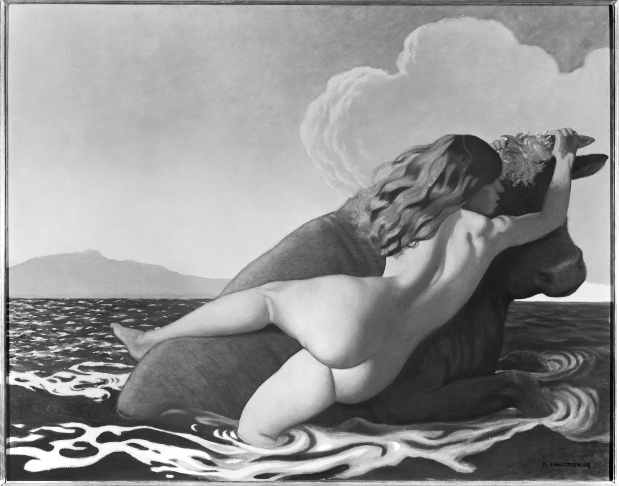 Európa megerőszakolása alkotó: Felix Edouard Vallotton