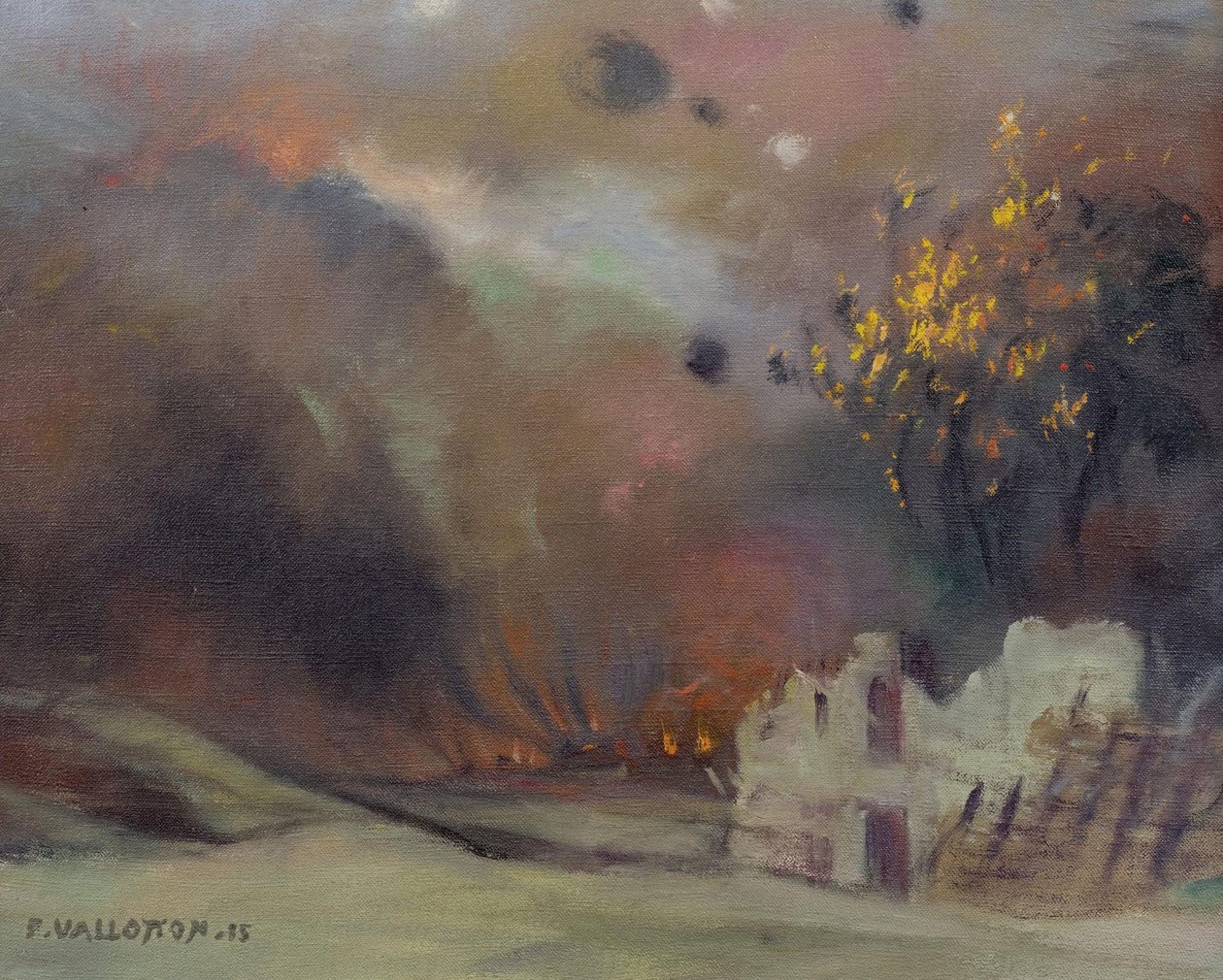 Háború, 1915 alkotó: Felix Edouard Vallotton