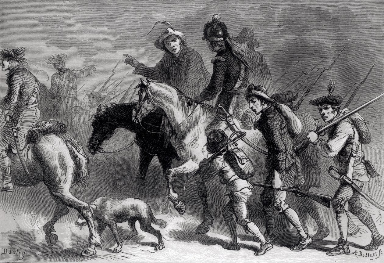 A New England Yeomanry felkelése, vésette A. Bollett alkotó: Felix Octavius Carr Darley