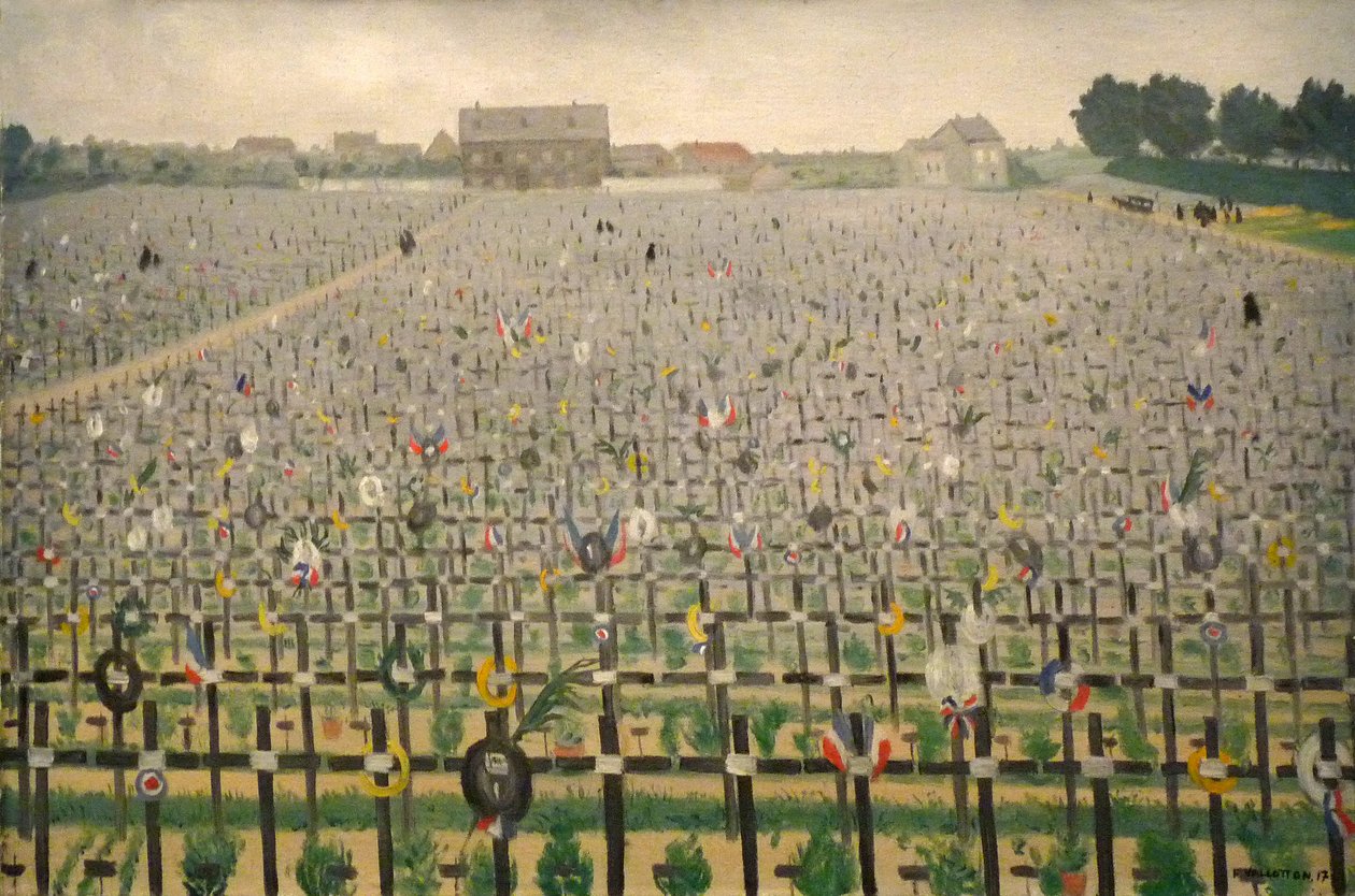 Angol: Chalons War Cemeteryn alkotó: Felix Edouard Vallotton