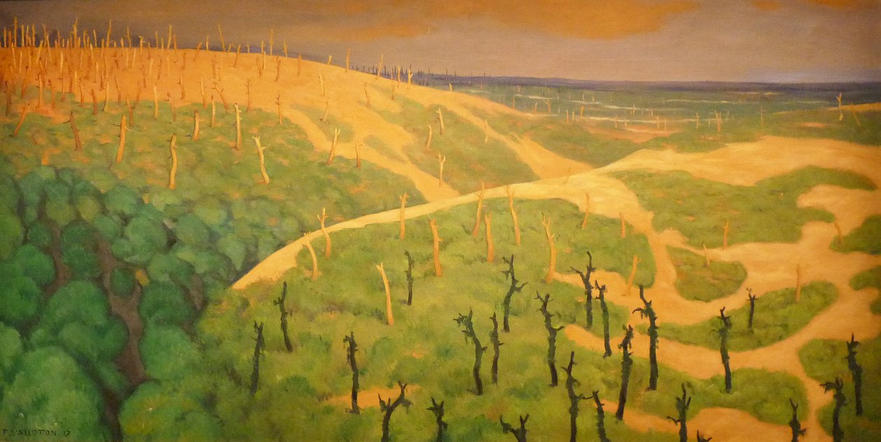 La Gruerie fája és a meurissonsni szakadék alkotó: Felix Edouard Vallotton