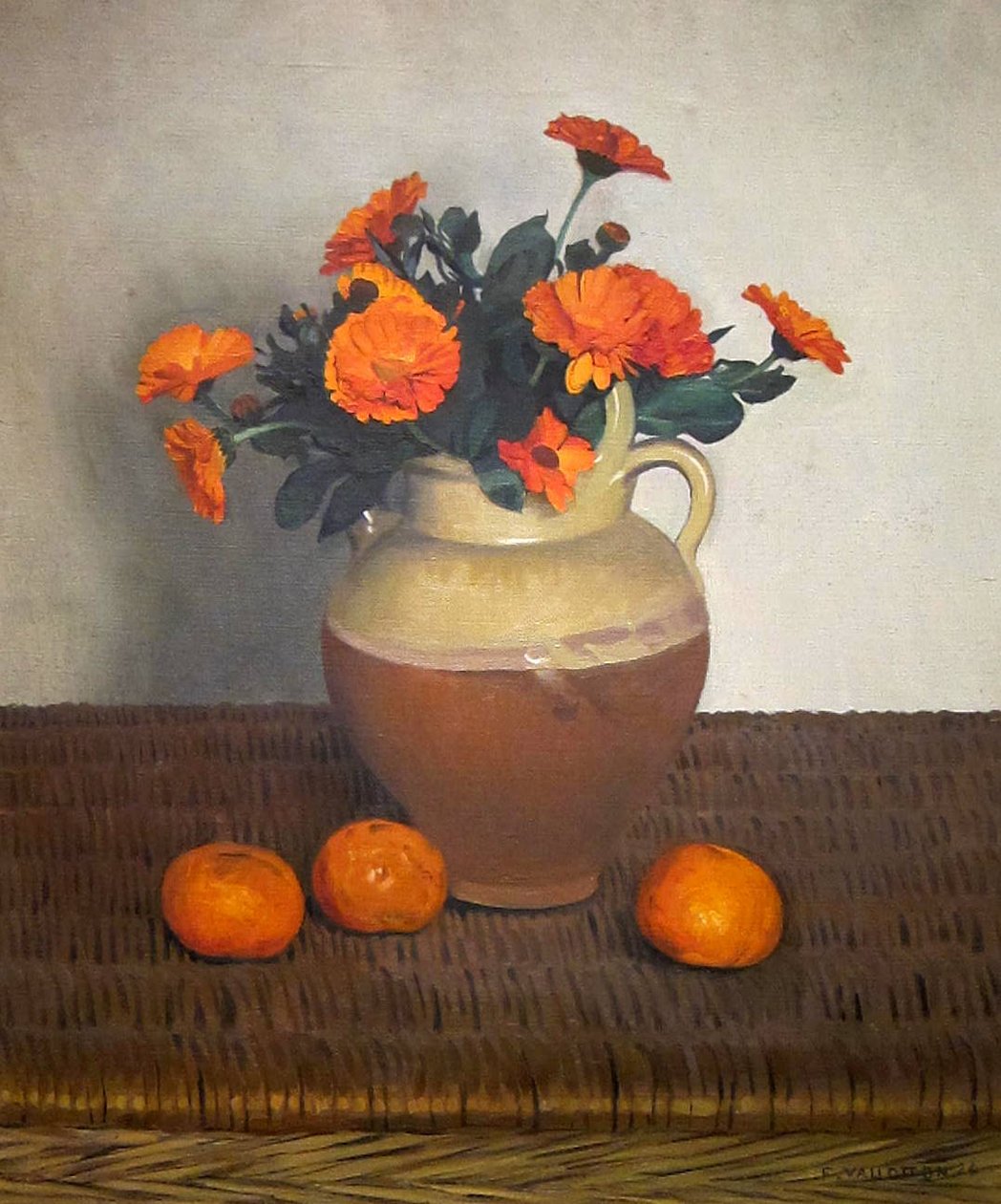 Körömvirág és mandarin alkotó: Felix Edouard Vallotton