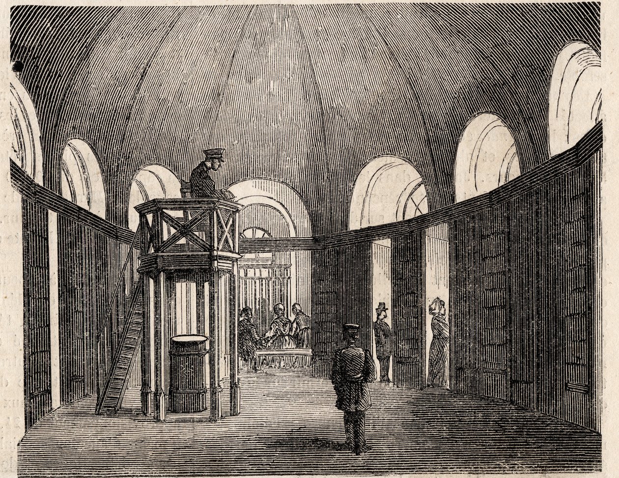 Párizs - Petite Roquette börtön (nők és serdülők börtöne) - alkotó: Felix (after) Thorigny