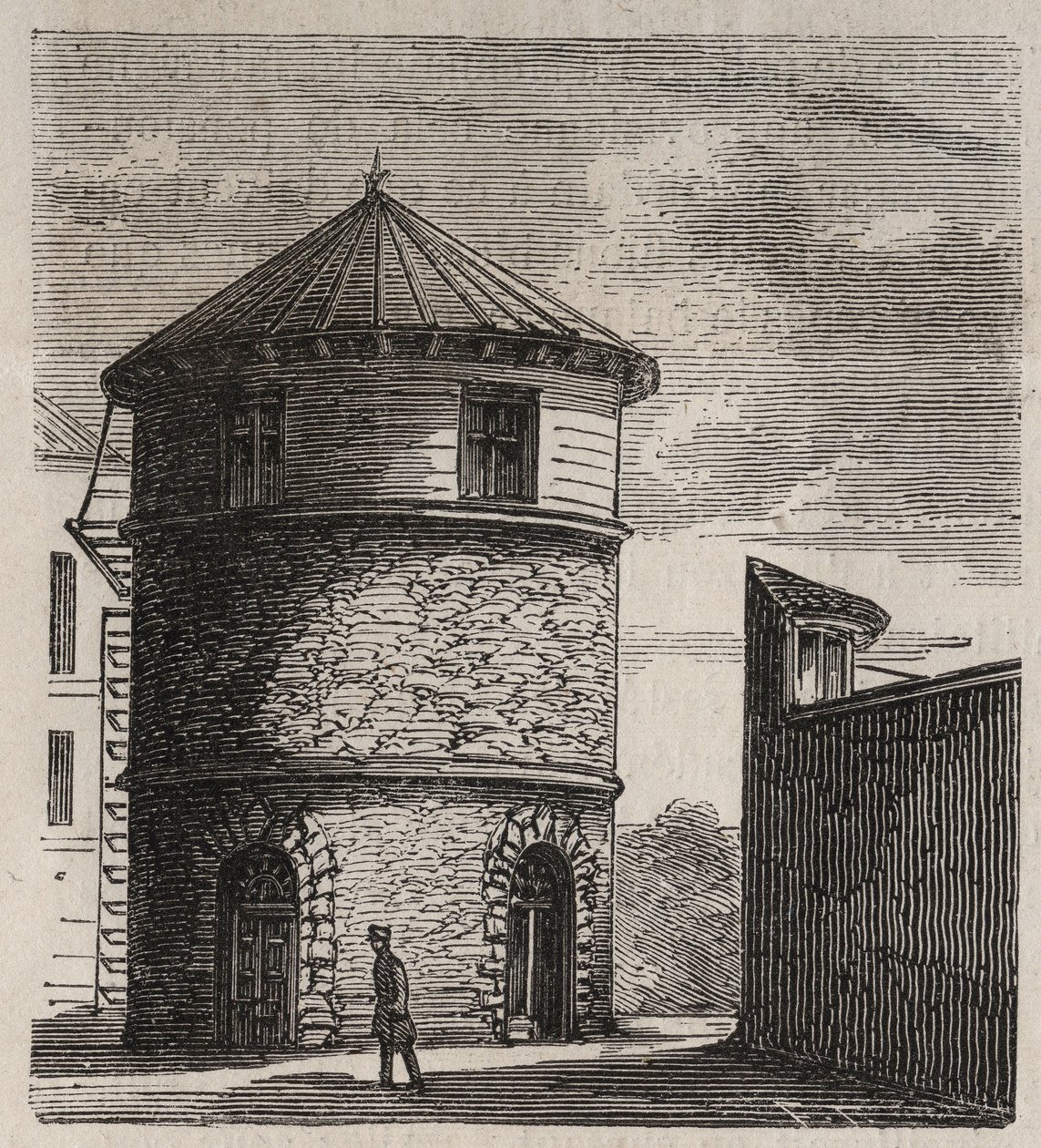 Párizs - Petite Roquette börtön (nők és serdülők börtöne) - alkotó: Felix (after) Thorigny