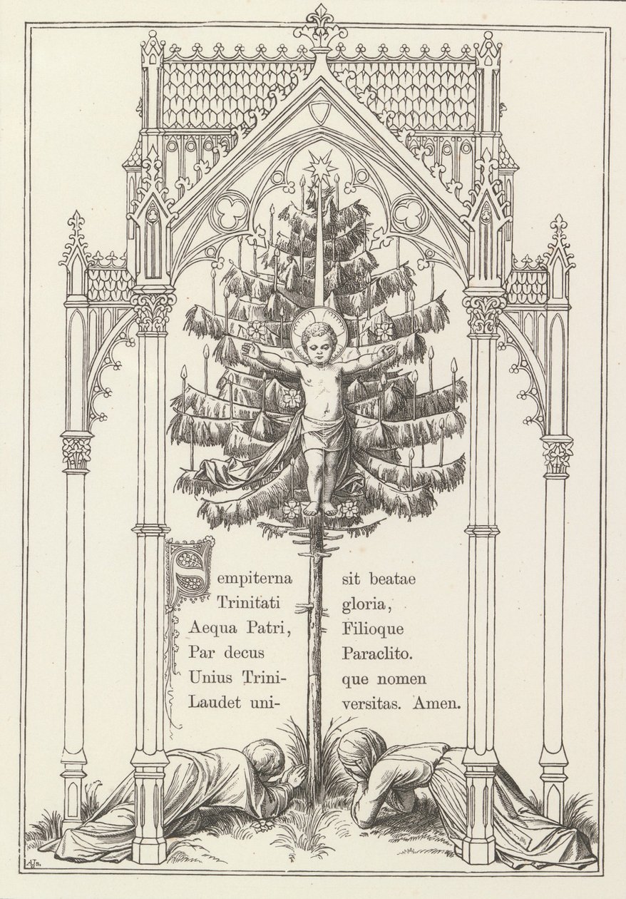 karácsonyi álom Egy díszszemlén, 1867. alkotó: Felix A. Joerdens