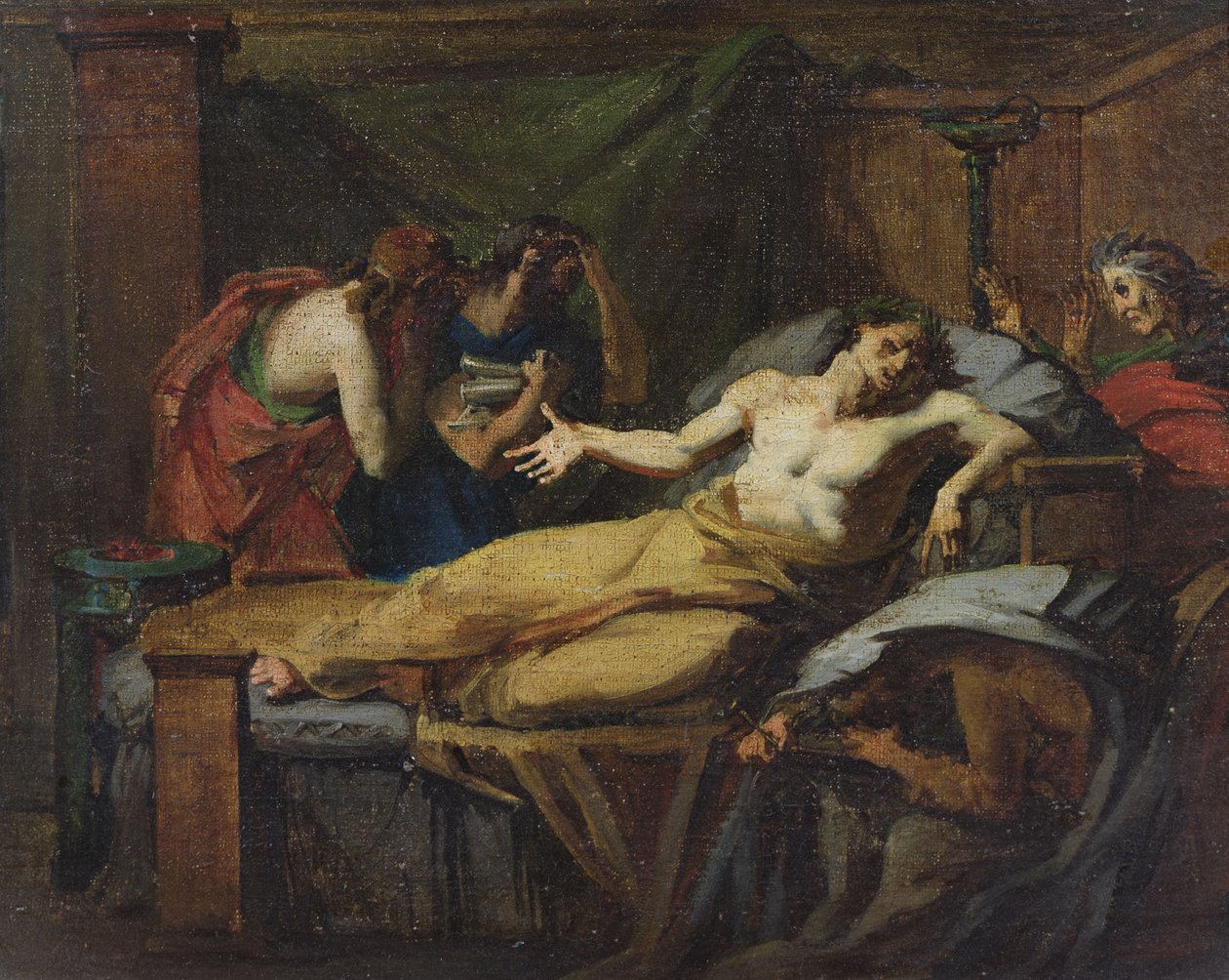 Szókratész halála (Kr. e. 470-399) alkotó: Felix Auvray