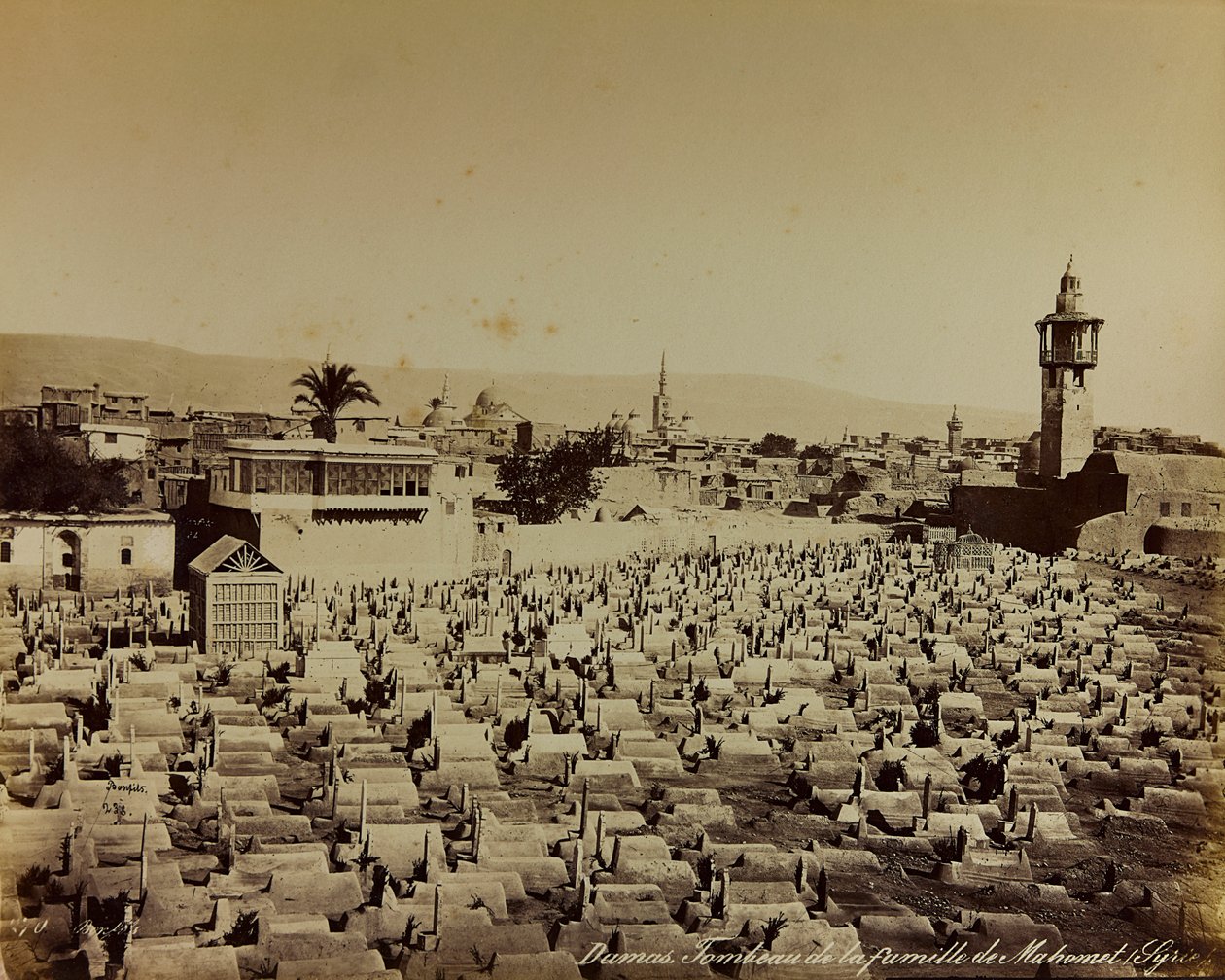 „Damas et Baalbek” album: Mohamed családi temetője Damaszkuszban alkotó: Félix Bonfils