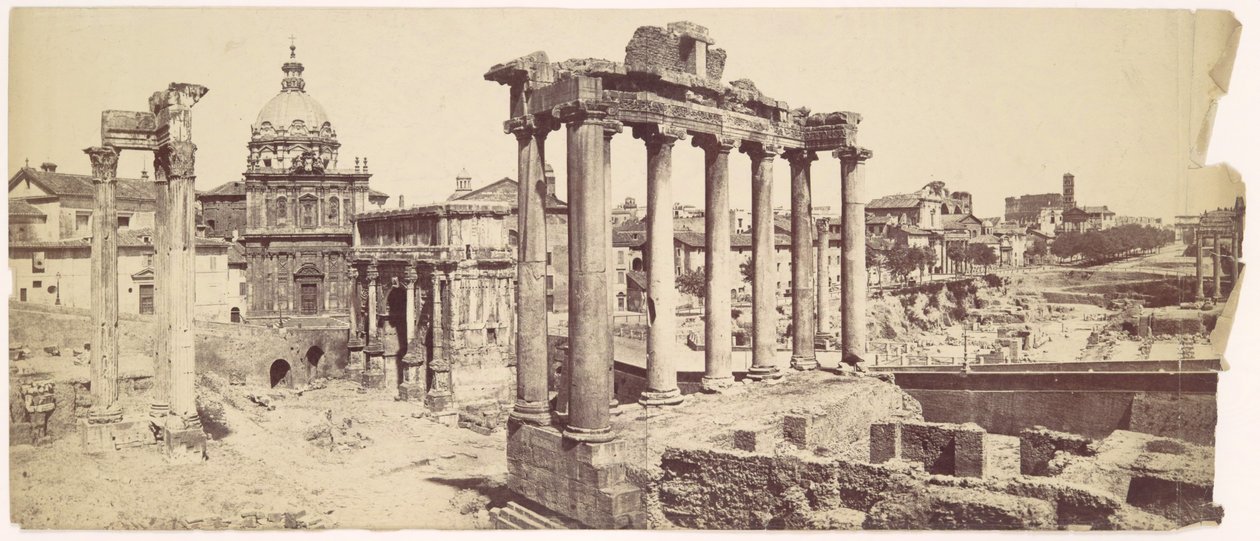 A Forum Romanum alkotó: Félix Bonfils