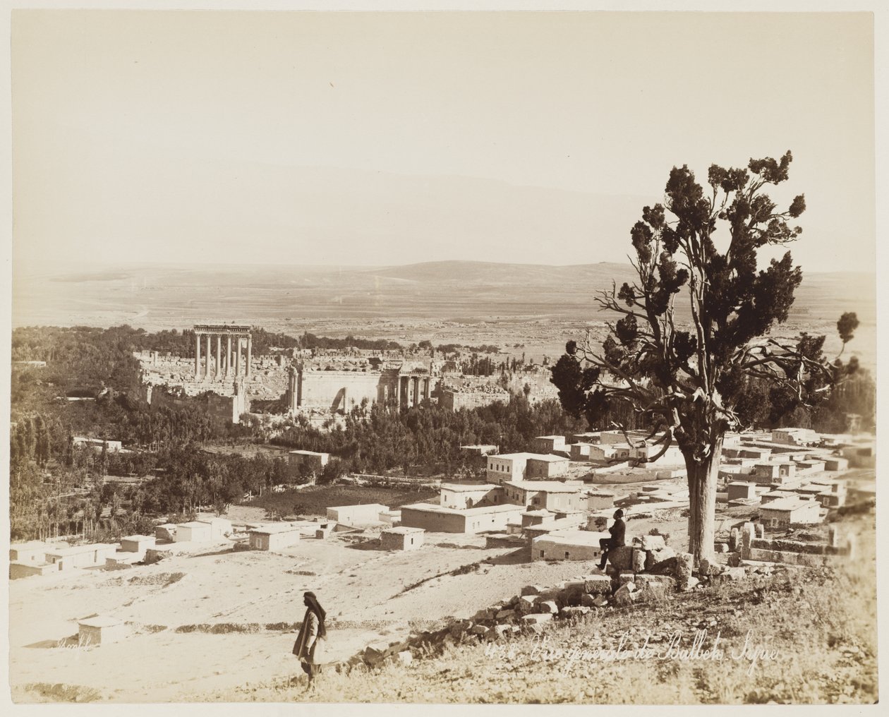 Baalbek látképe, Szíria #438 alkotó: Félix Bonfils
