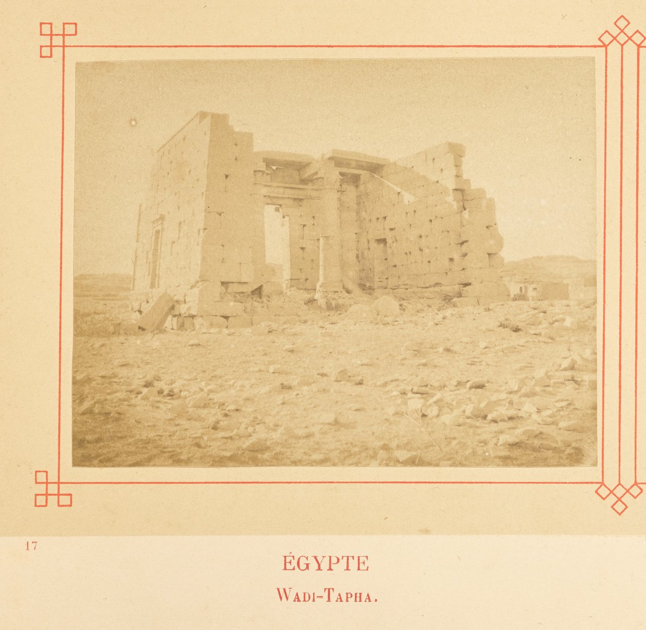 Wadi-Tapha. alkotó: Félix Bonfils