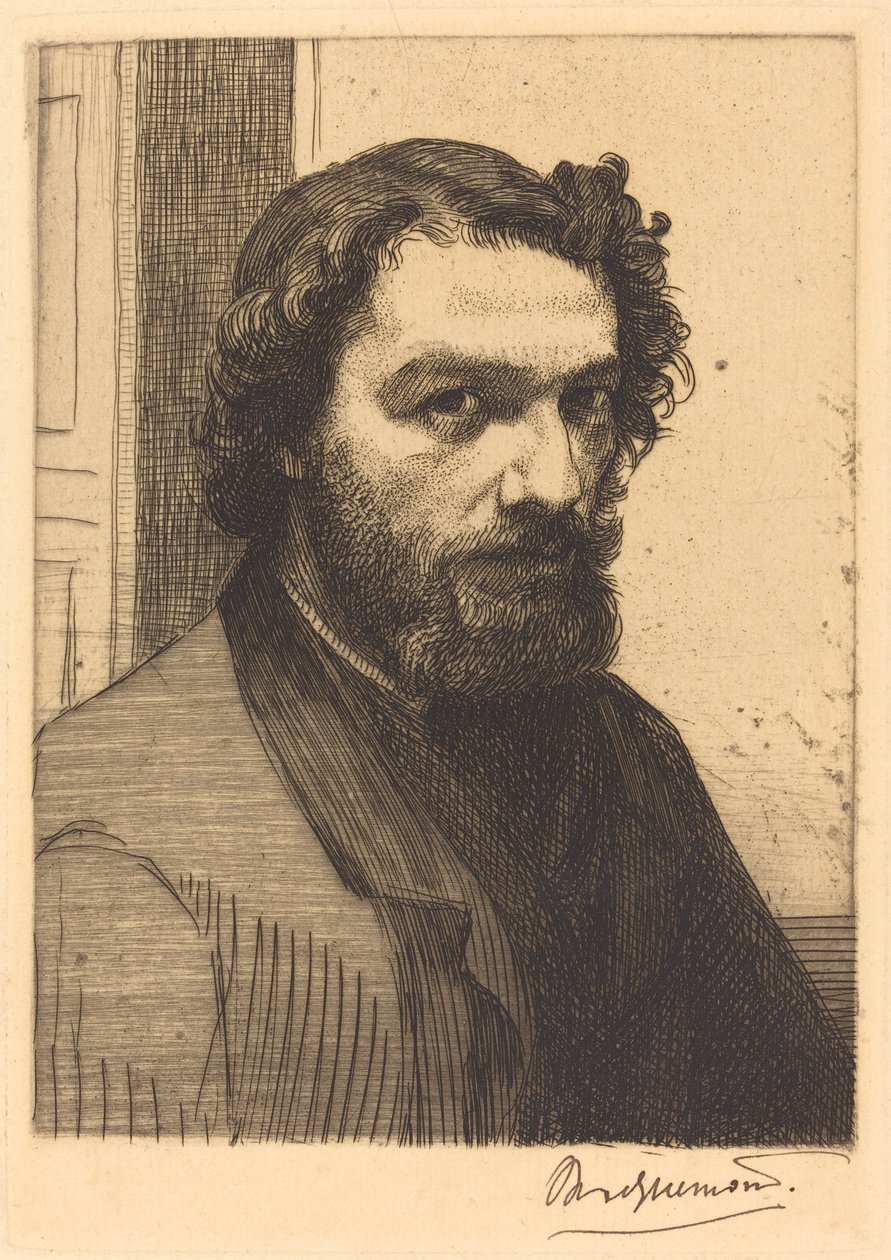 Alphonse Legros alkotó: Felix Bracquemond