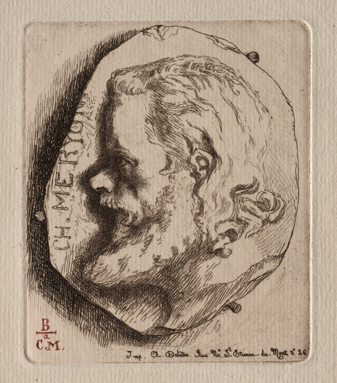 Charles Meryon alkotó: Felix Bracquemond