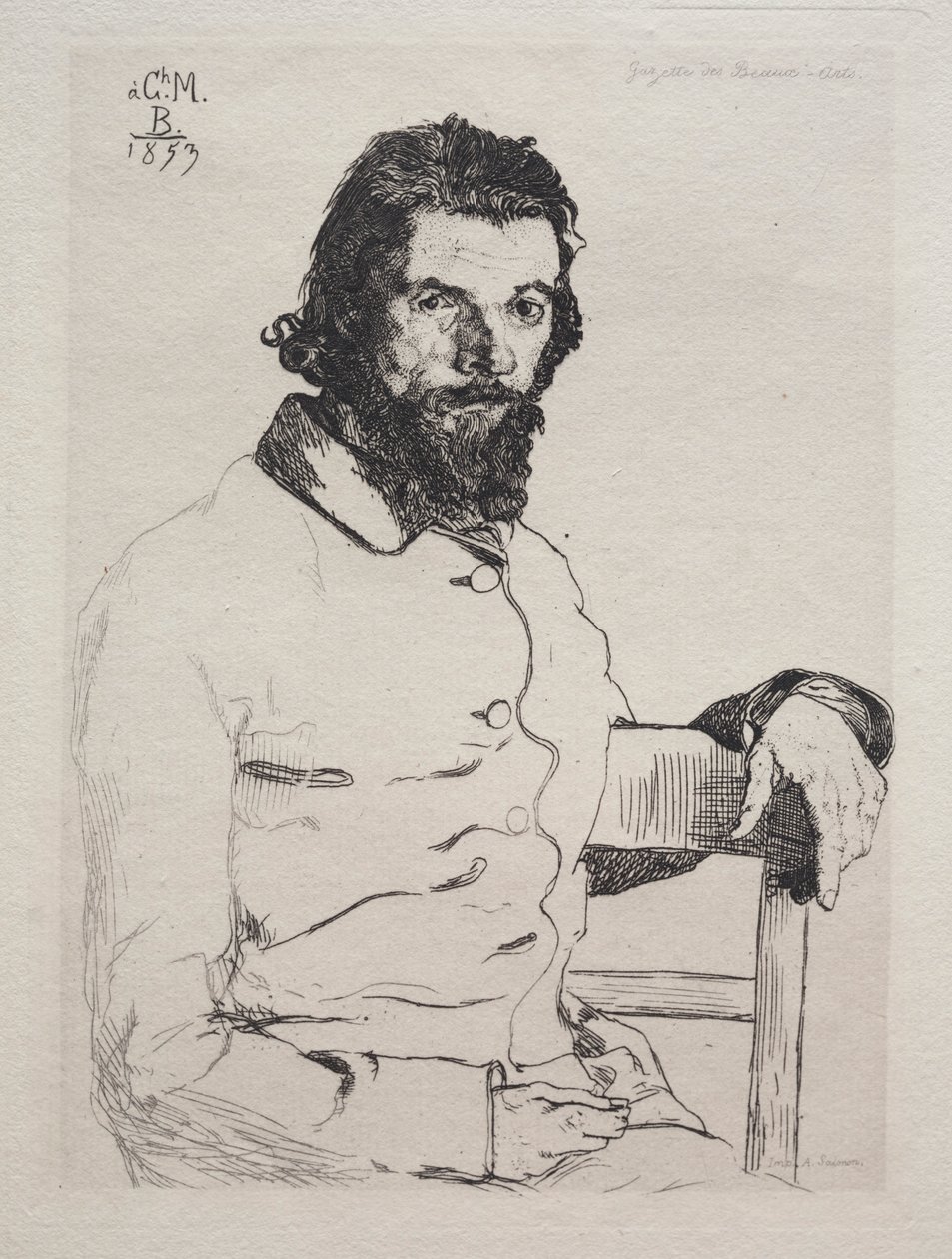 Charles Méryon, 1884. alkotó: Felix Bracquemond
