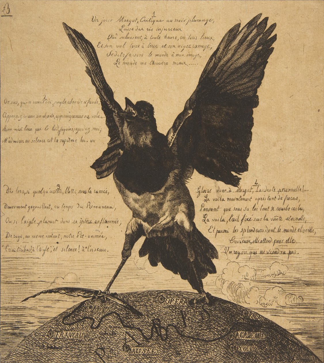 Margot, a kritikus, 1854. alkotó: Felix Bracquemond