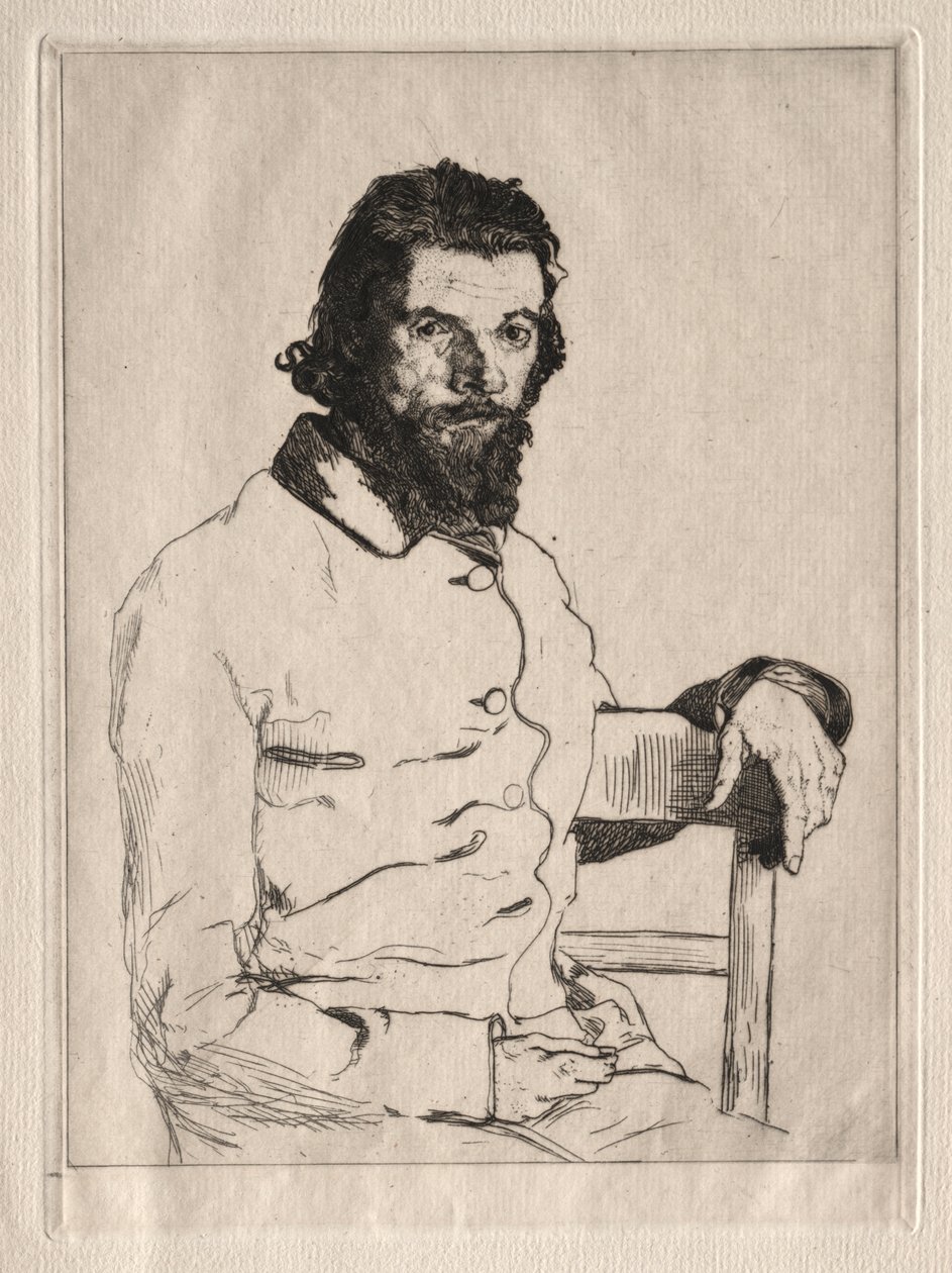 Meryon portréja ülve alkotó: Felix Bracquemond