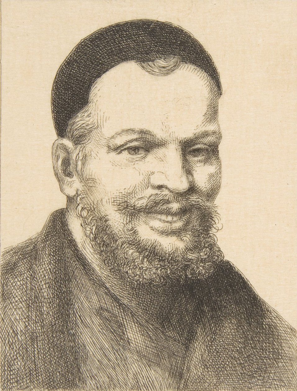 Rabelais portréja, 1868. alkotó: Felix Bracquemond
