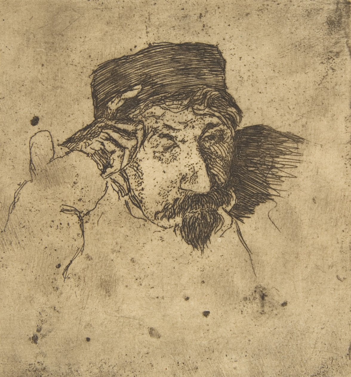 Joseph Guichard vázlata, 1853. alkotó: Felix Bracquemond
