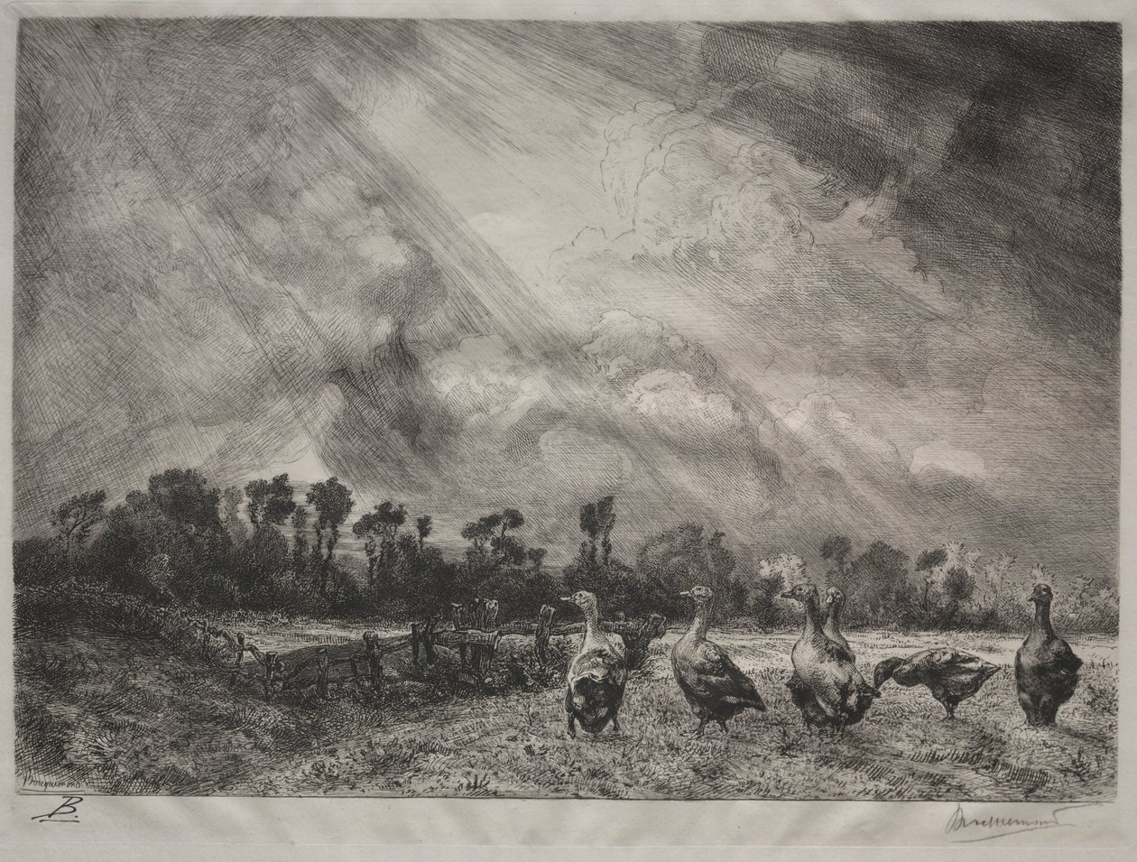 A Viharfelhő alkotó: Felix Bracquemond