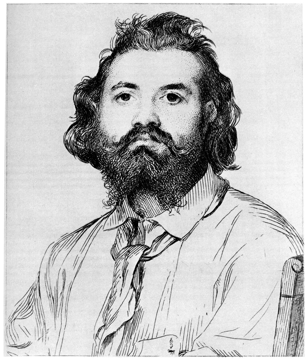 Zacharie Astruc, 1850-1910, 1924 alkotó: Felix Bracquemond