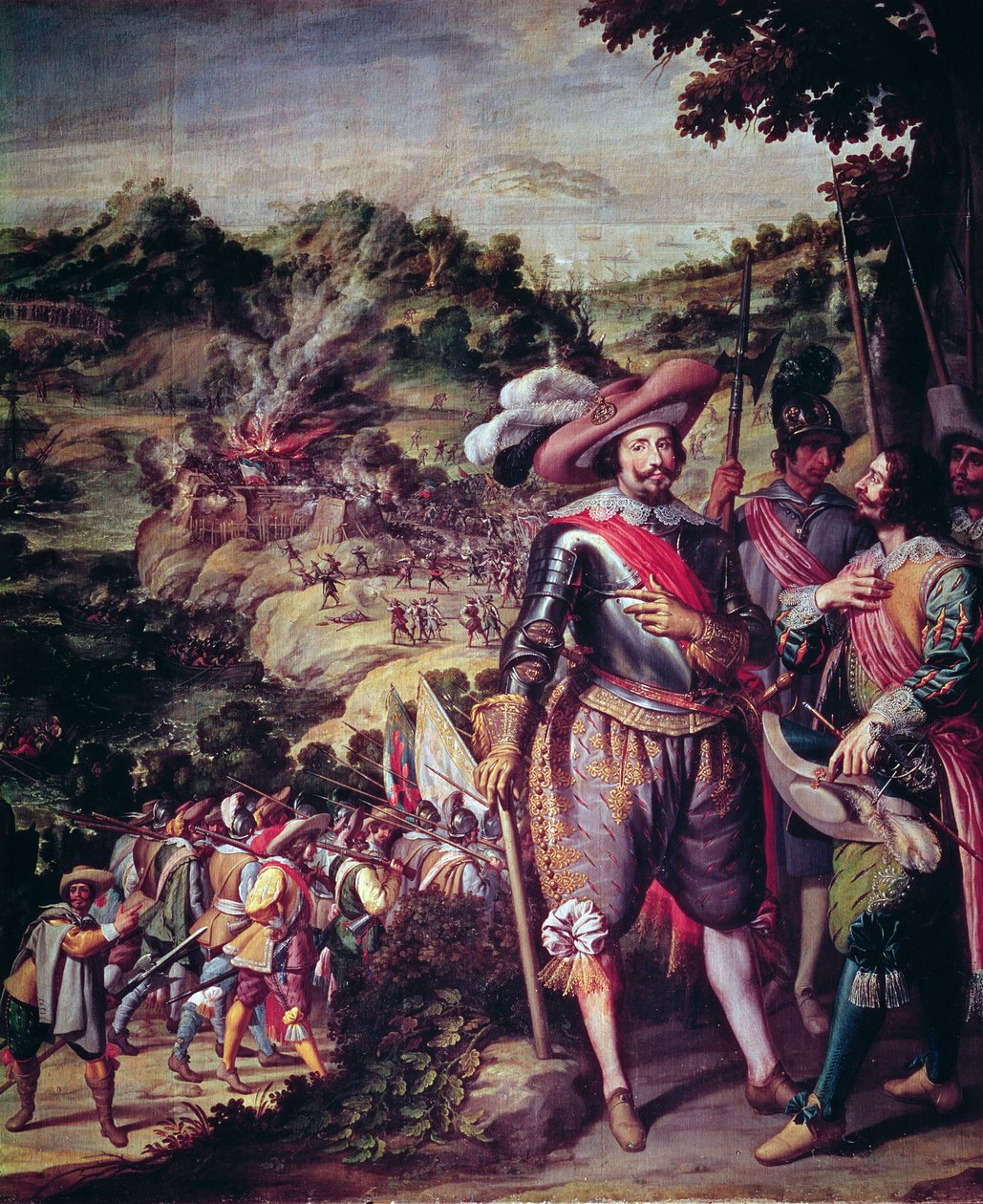 San Cristobal szigetének visszafoglalása 1634-ben alkotó: Felix Castello