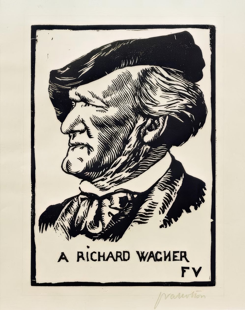 Richard Wagner alkotó: Felix Edouard Vallotton