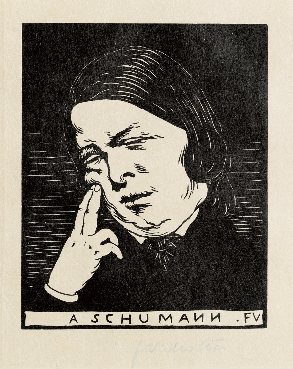 A Schumann, 1893 alkotó: Felix Edouard Vallotton