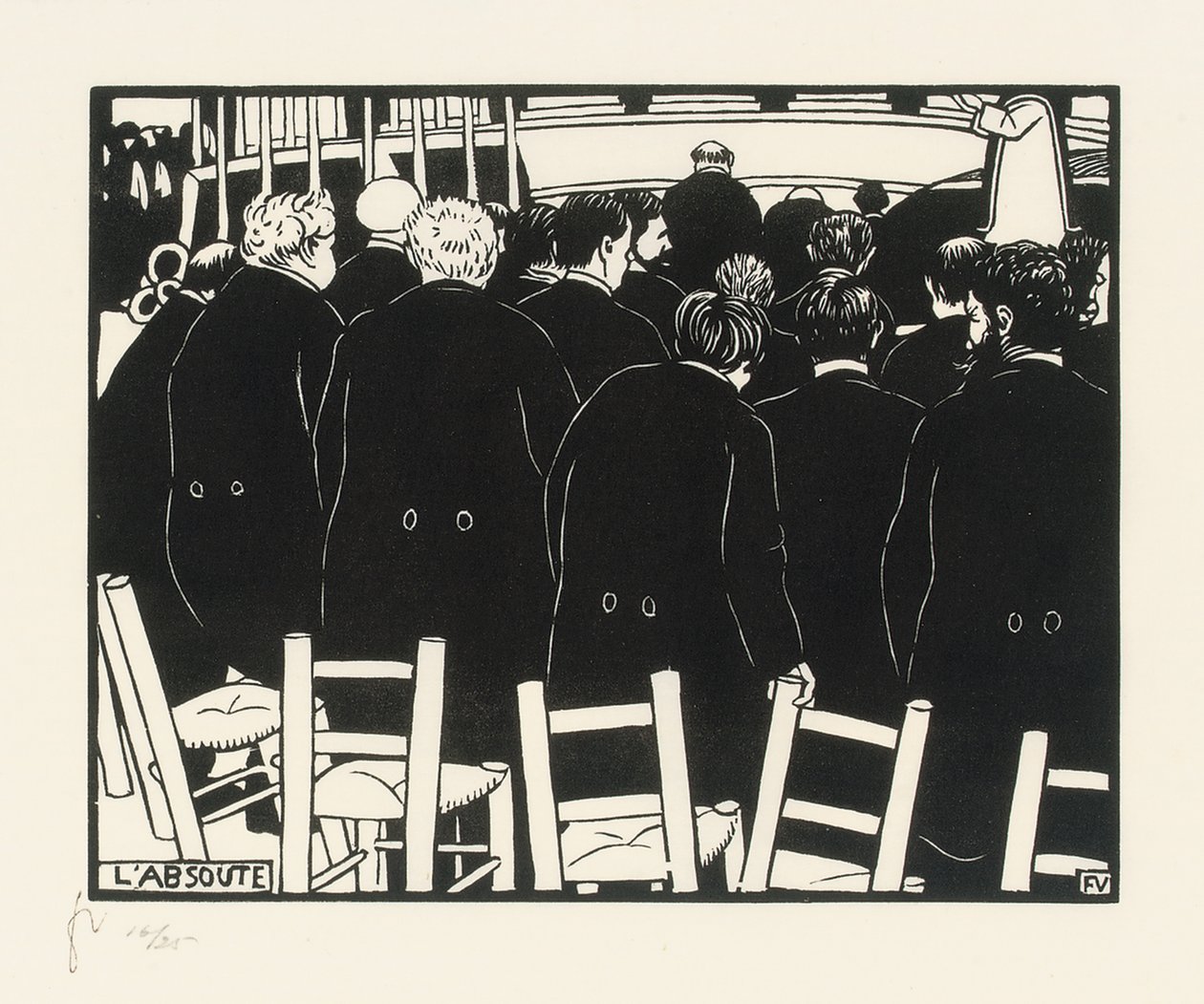 Feloldozás alkotó: Felix Edouard Vallotton