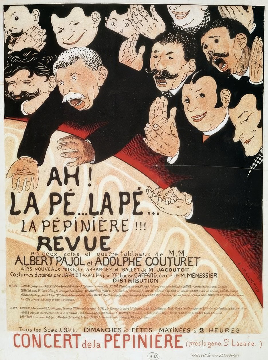 Ah! la Pé… la Pé .. la Pépiniére alkotó: Felix Edouard Vallotton
