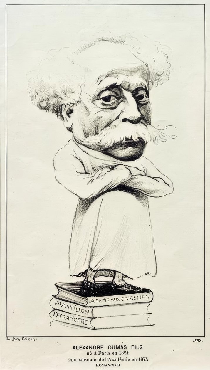 Alexandre Dumas Fils alkotó: Felix Edouard Vallotton