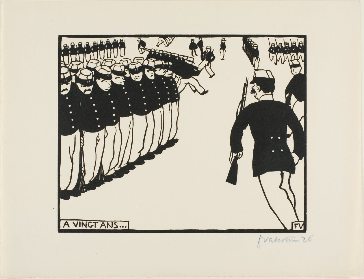 Húsz évesen... alkotó: Felix Edouard Vallotton