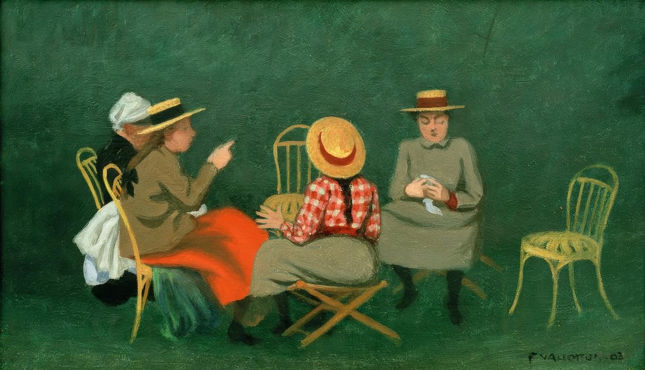 A Bois de Boulogne-ban alkotó: Felix Edouard Vallotton