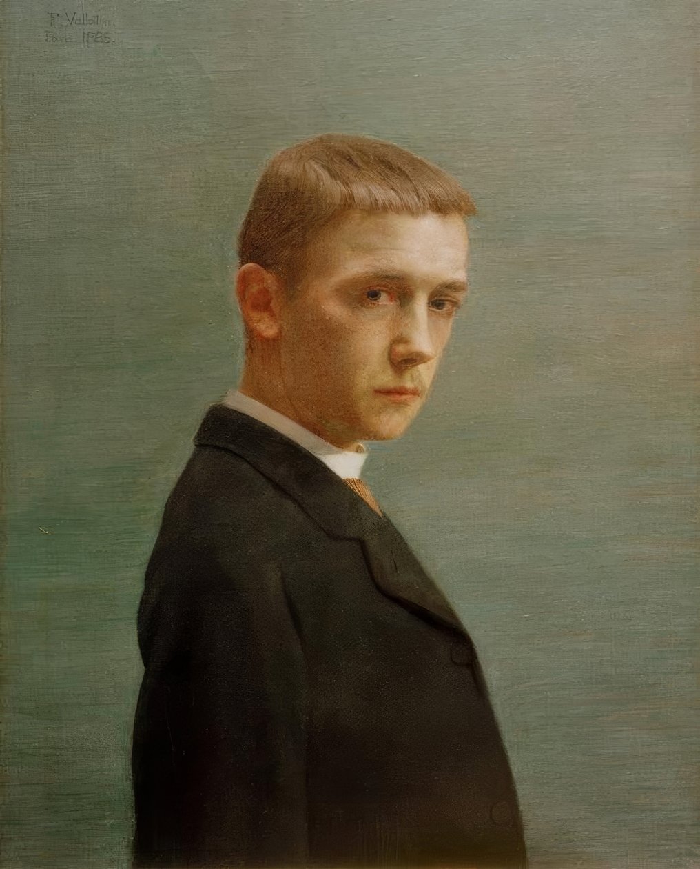 Önarckép húszéves korában alkotó: Felix Edouard Vallotton