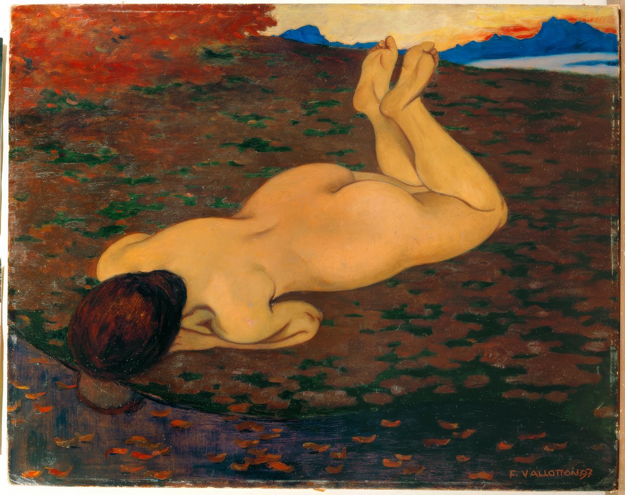 Fürdő vagy a Forrás alkotó: Felix Edouard Vallotton