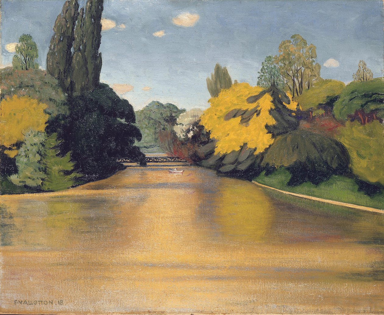 Bois de Boulogne, Las St. James, 1918 alkotó: Felix Edouard Vallotton