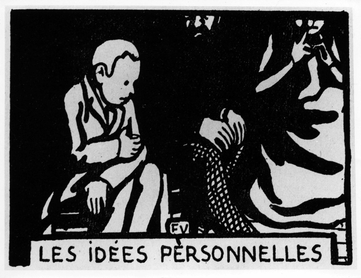 Sárgarépafej: „személyes ötletek”, írta Jules Renard, szerk. Flammarion (illusztráció) alkotó: Felix Edouard Vallotton