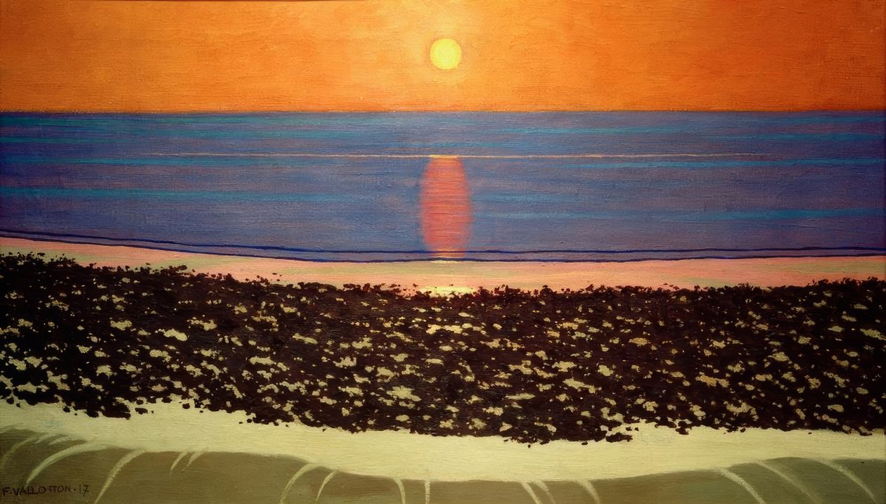 Naplemente, Villerville alkotó: Felix Edouard Vallotton