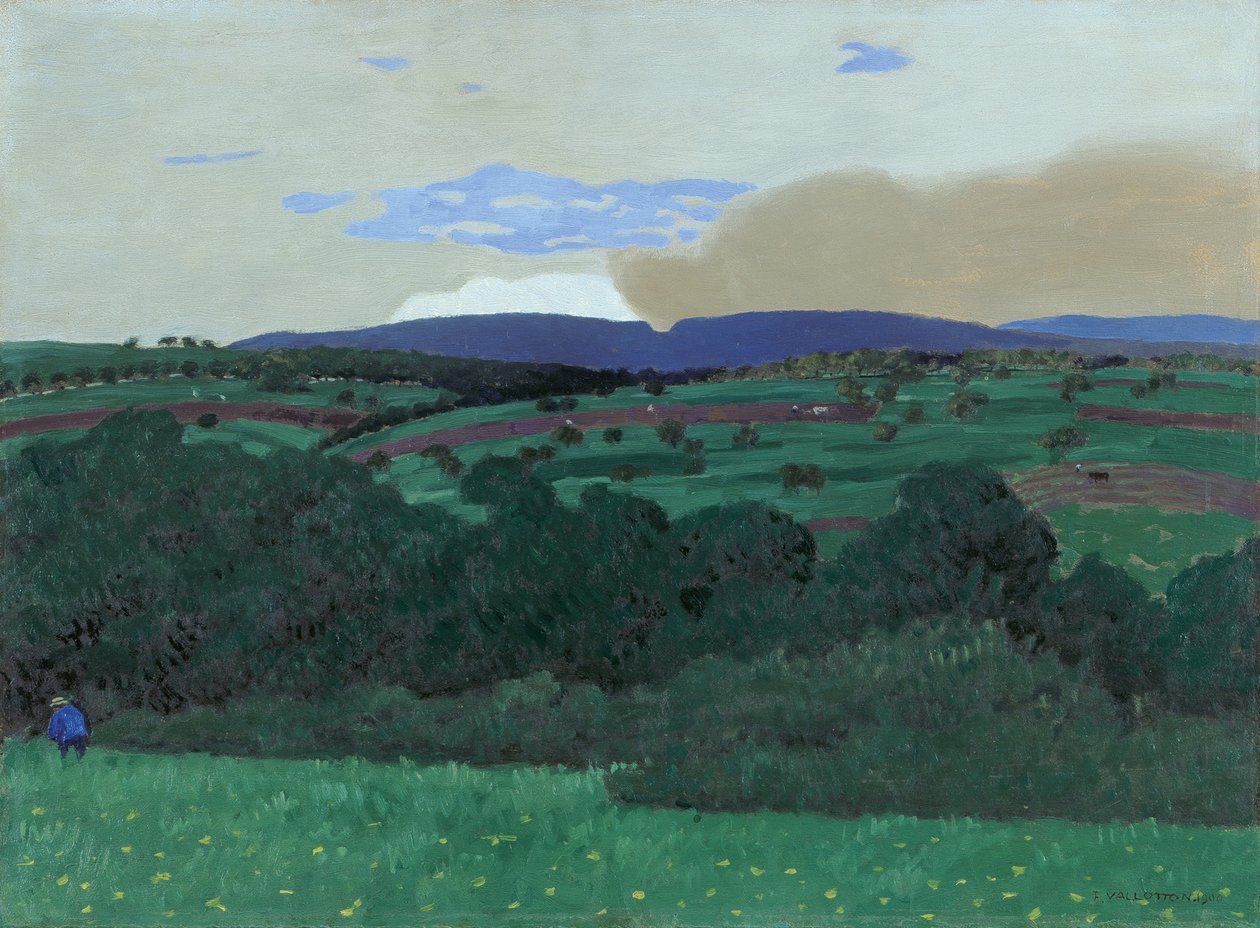 Lausanne környéke, 1900. alkotó: Felix Edouard Vallotton