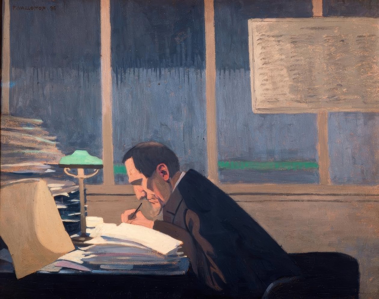 Felix Feneon a la Revue Blanche alkotó: Felix Edouard Vallotton
